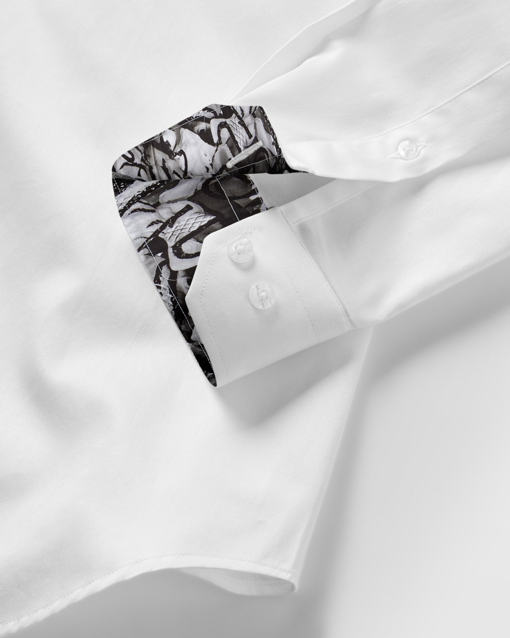 White with Exotic Zebras Accents Shirt - Blake Mill