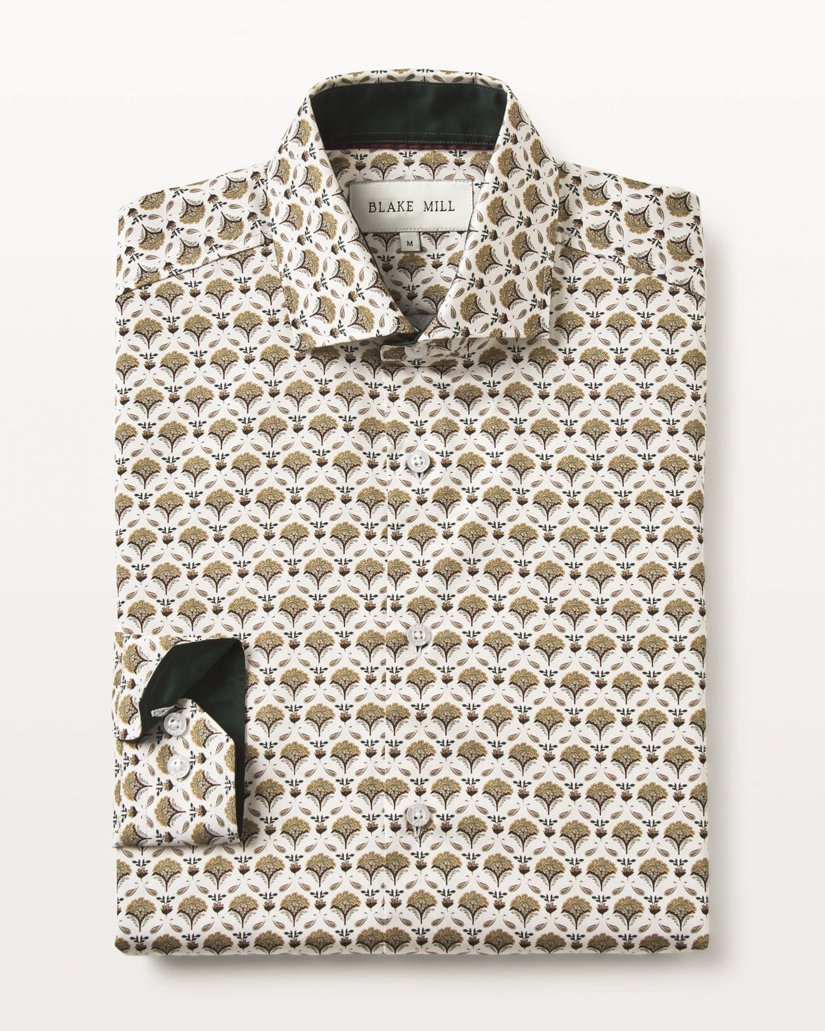 Yellow Geo Flora Shirt - Blake Mill