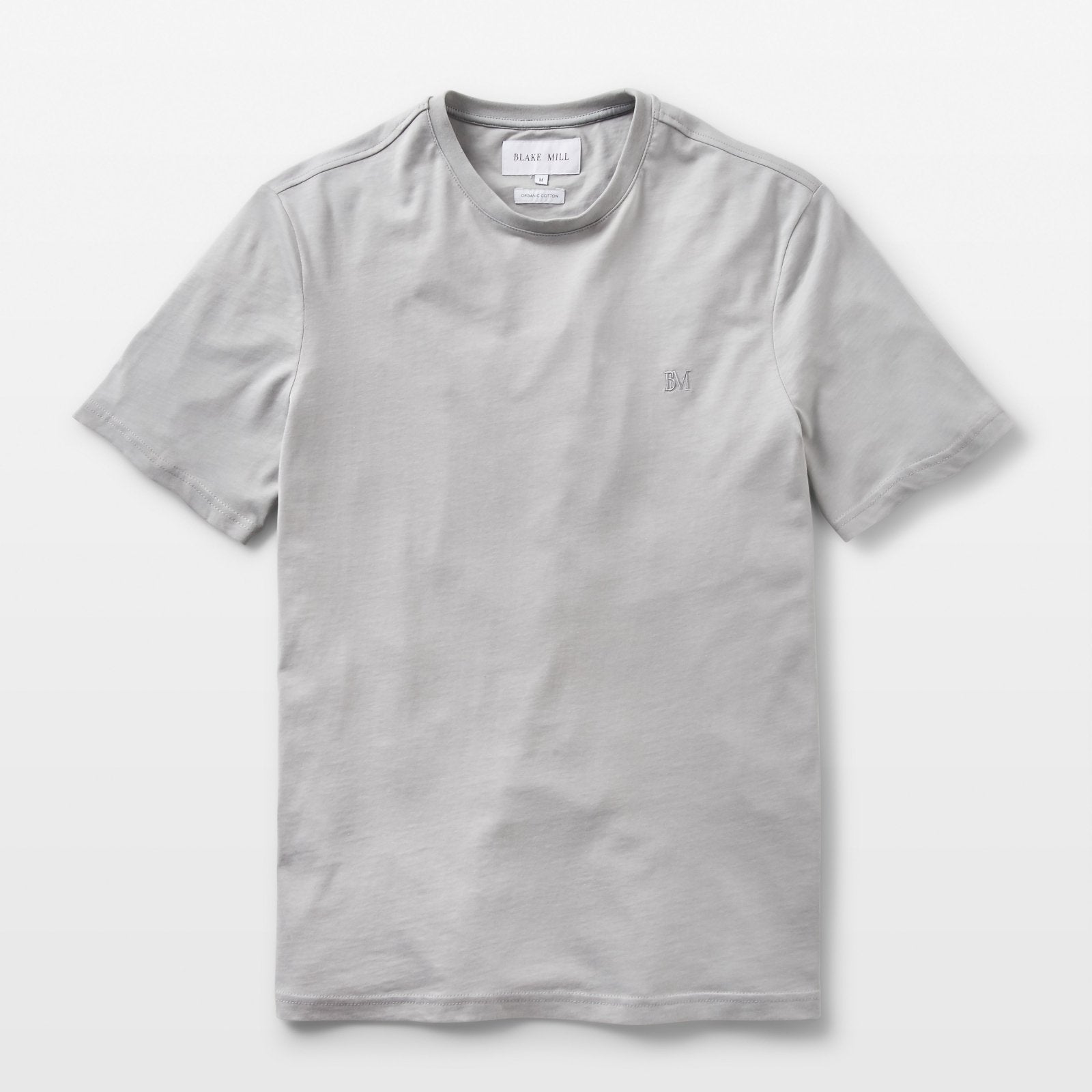 Mid Grey Organic Cotton T-Shirt - Blake Mill