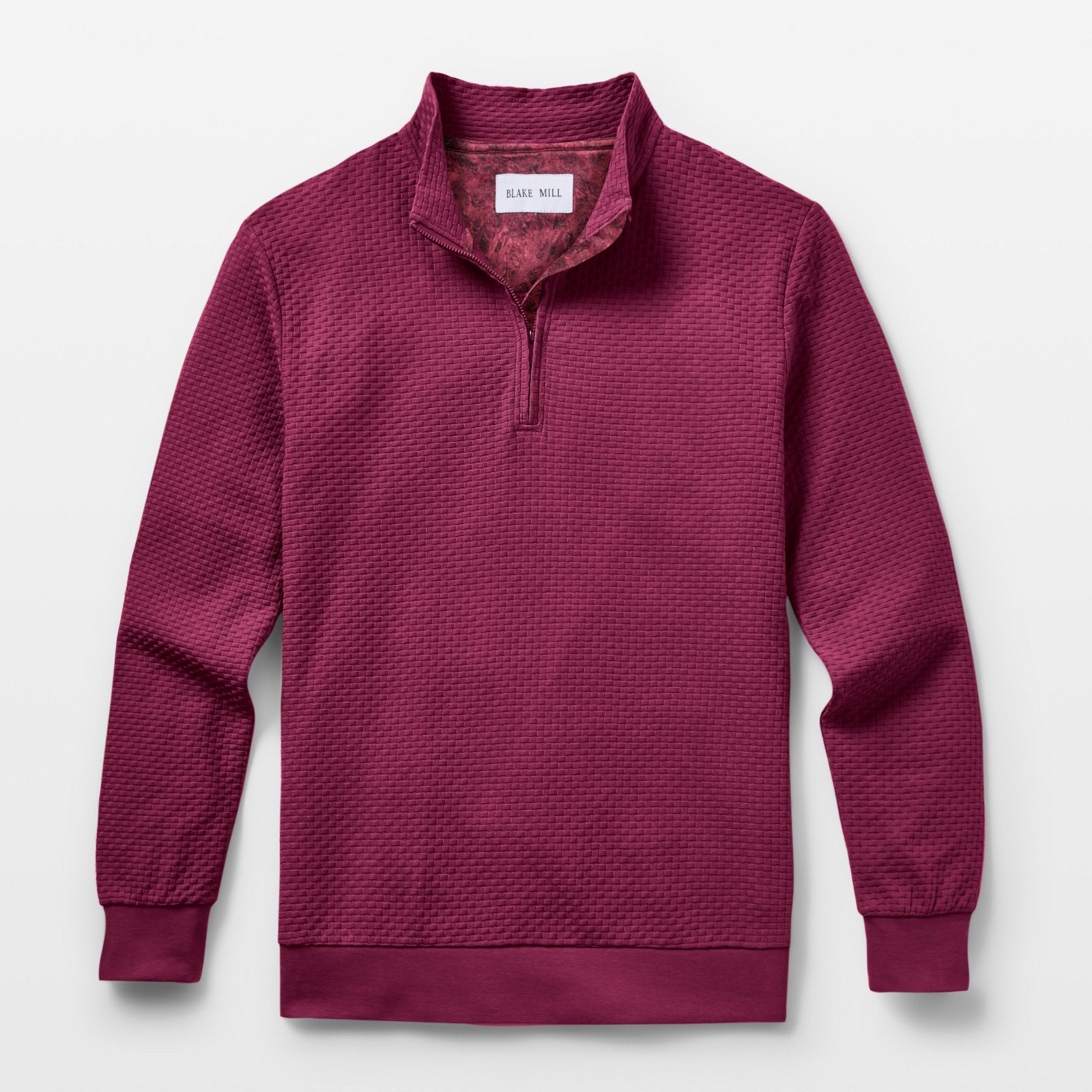 Plum with Times March Quarter Zip Jersey - Blake Mill