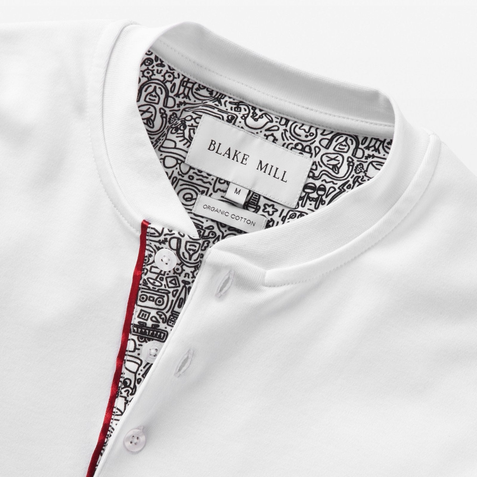 White with Doodle Lux Jersey - Blake Mill