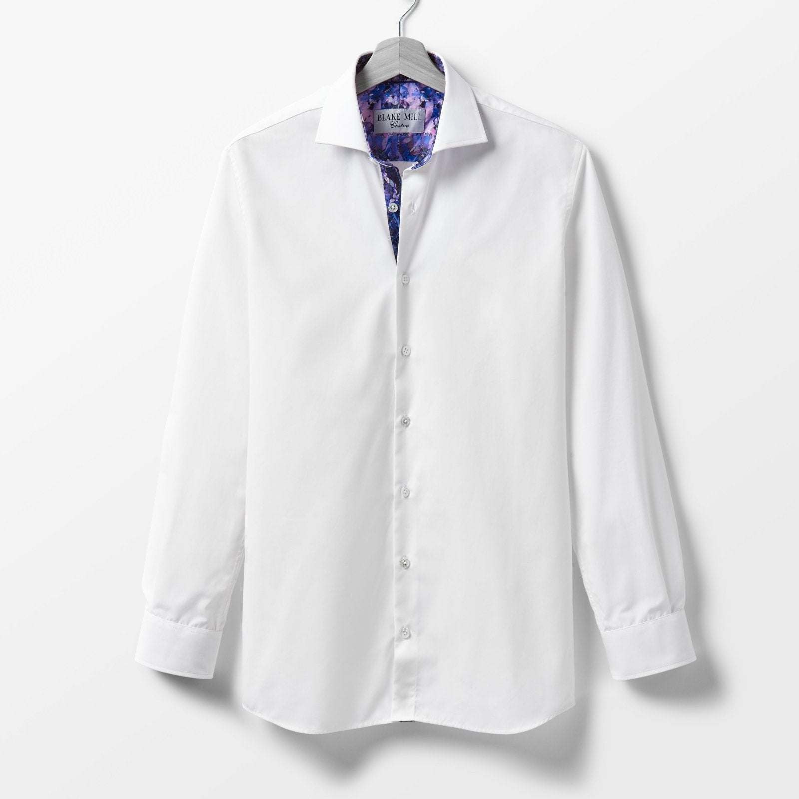 White with Mining For Quartz Accents Shirt - Blake Mill