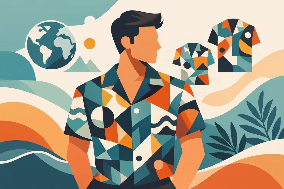 A Guide to Geo Print Shirts for Bold Style - Blake Mill