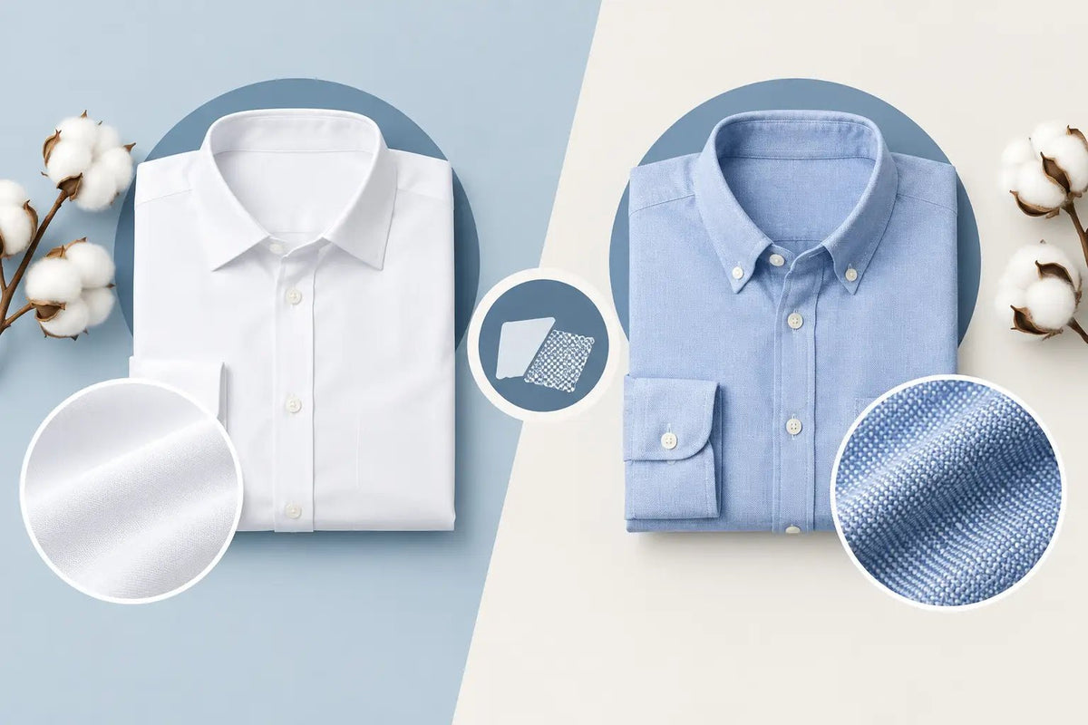 Cotton Poplin Versus Oxford Weave: Which Fits? - Blake Mill