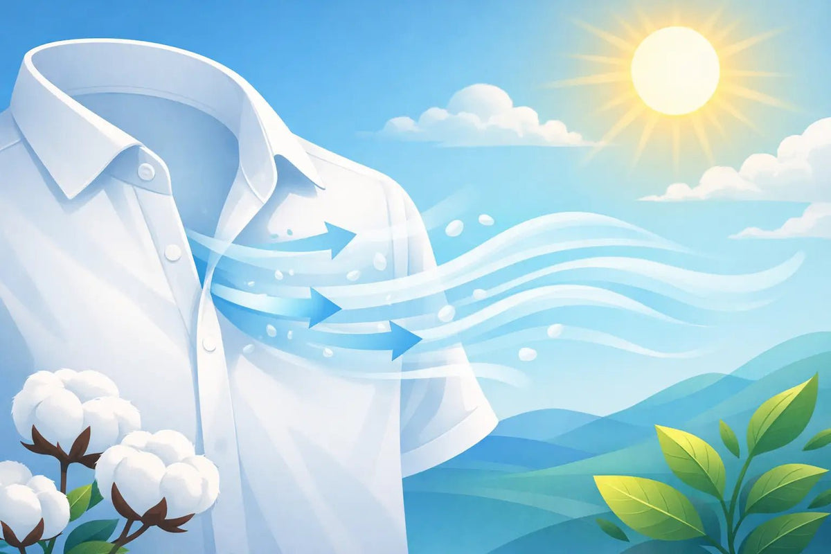 Cotton Shirt Breathability and Staying Cool - Blake Mill
