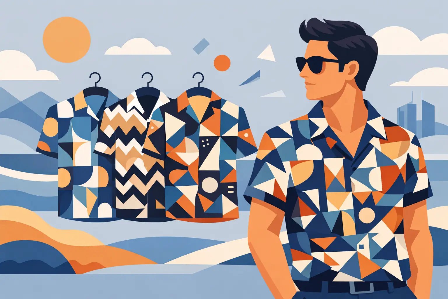 Geo Print Shirts for Men That Stand Apart - Blake Mill