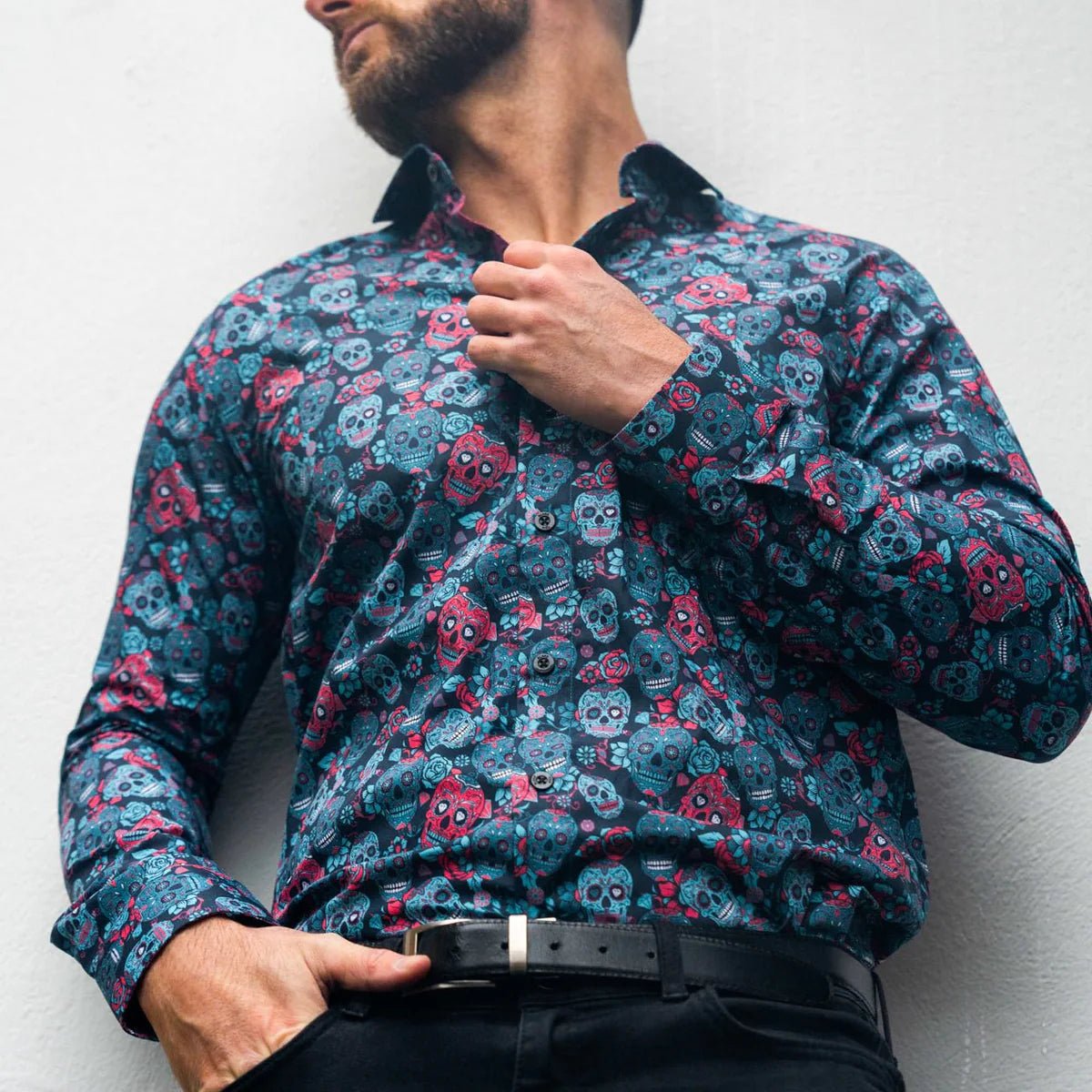 Halloween Chic: Sophisticated Party Shirts For Men - Blake Mill