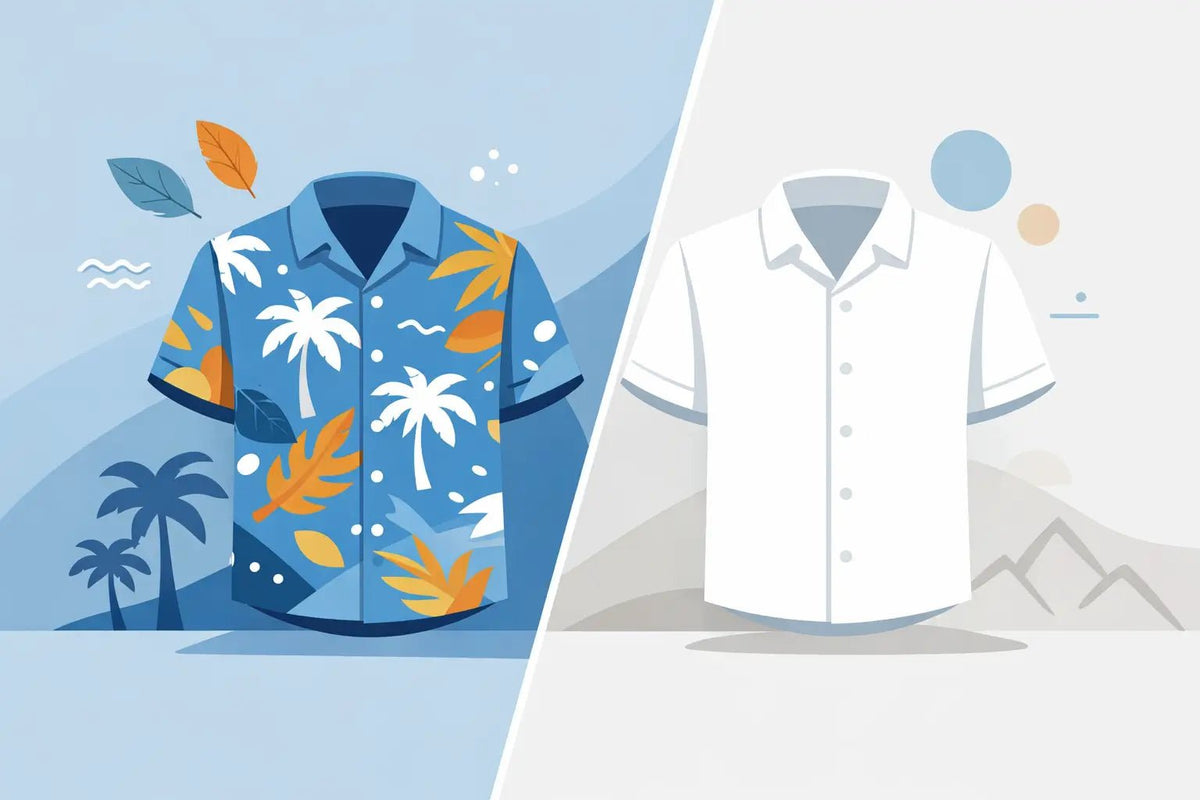 Printed Shirts vs Plain Shirts - Blake Mill