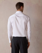 White with Teal Burn Baby Burn Accents Shirt