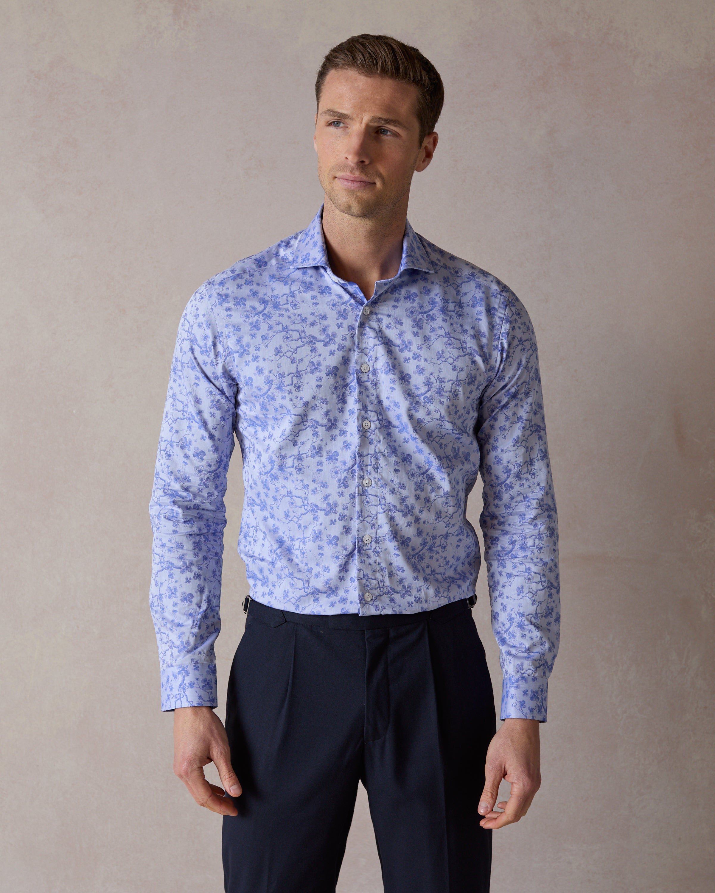 Jacquard Sakura Tree Shirt