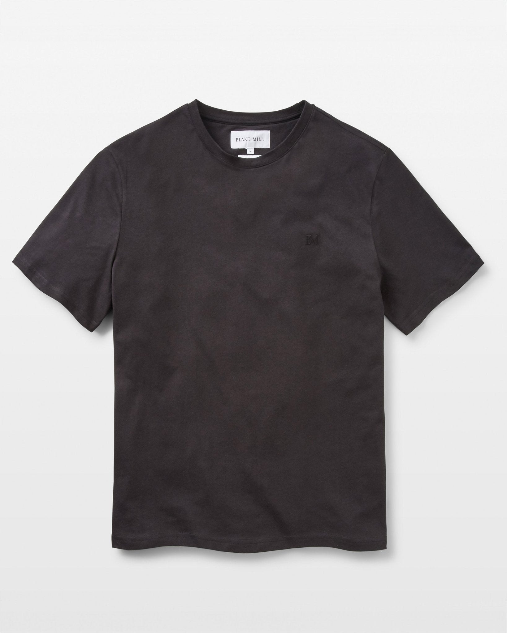 Black Organic Cotton T-Shirt - Blake Mill