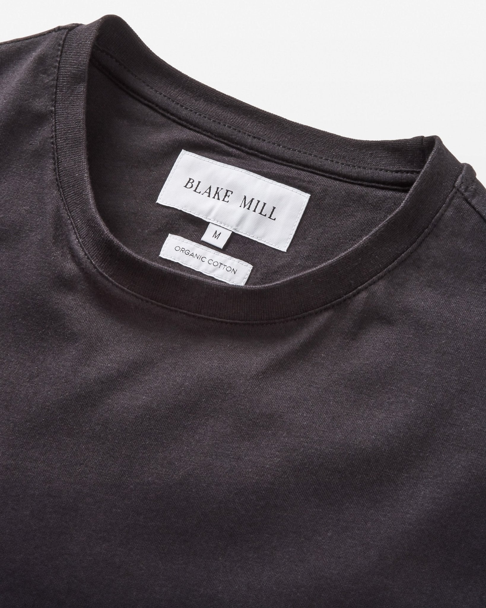 Black Organic Cotton T-Shirt - Blake Mill