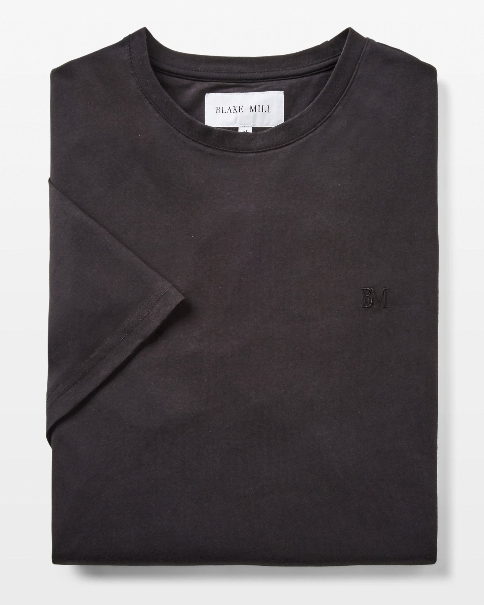 Black Organic Cotton T-Shirt - Blake Mill