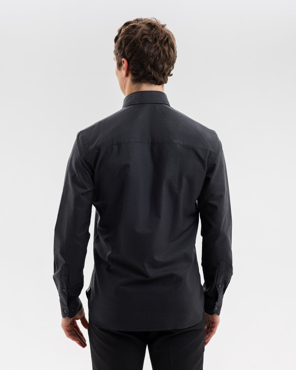 Black Oxford with Skulls Accents Button - Down Shirt - Blake Mill