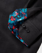 Black Oxford with Skulls Accents Button - Down Shirt - Blake Mill