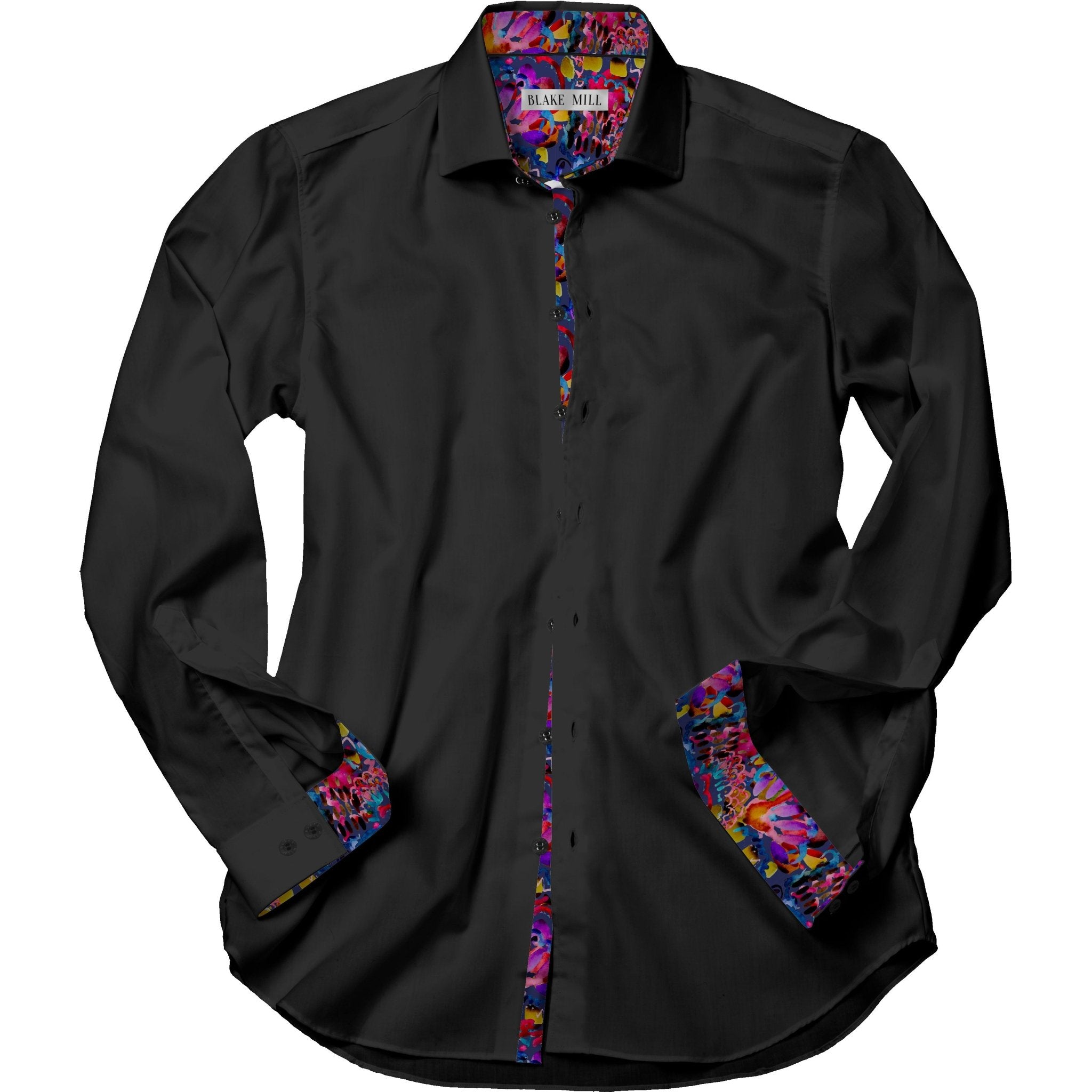 Black With Reef Pulse Accents Shirt - Blake Mill