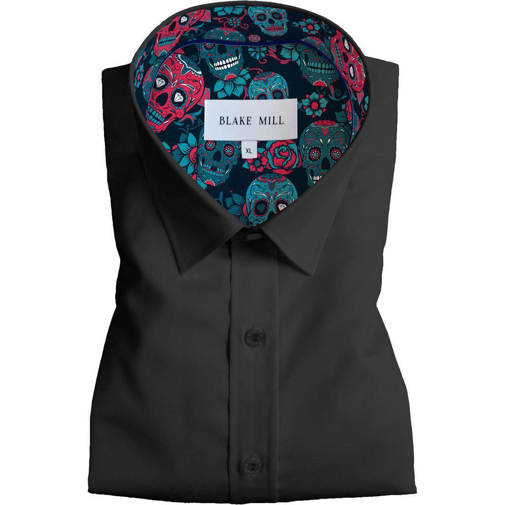 Black with Skulls (The Sequel) Button - Down Shirt - Blake Mill