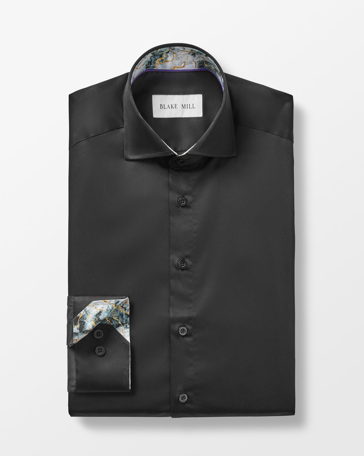 Black with Thunderstorm Accents Shirt - Blake Mill