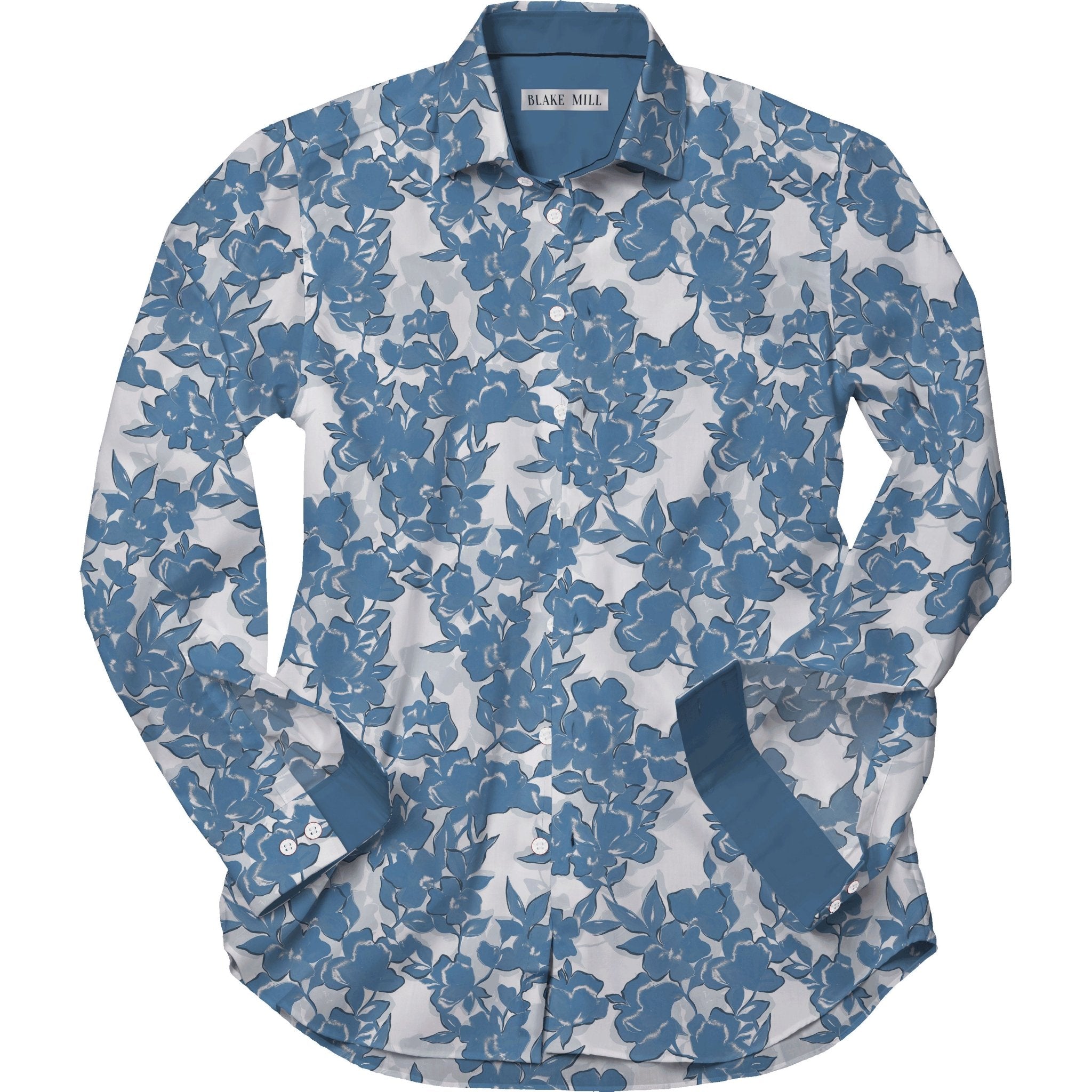 Blue Bloom Shirt - Blake Mill