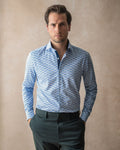 Blue Botanic Geo Shirt - Blake Mill