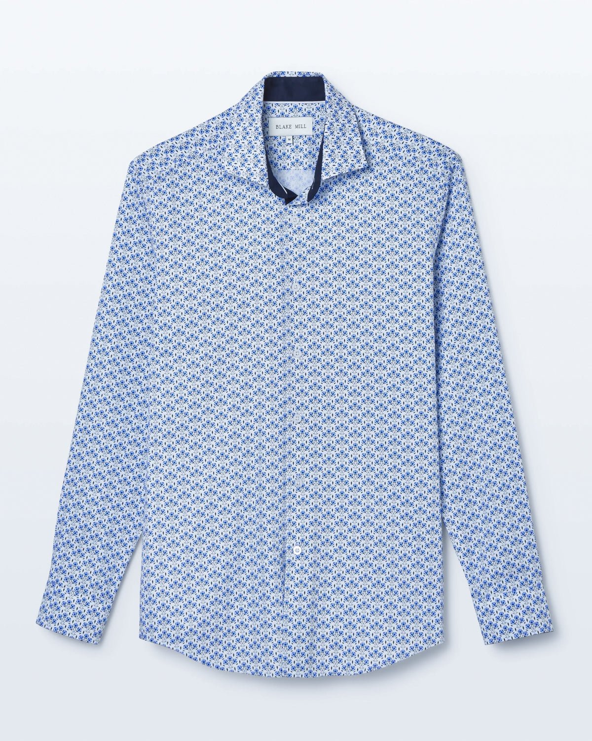 Blue Botanic Geo Shirt - Blake Mill