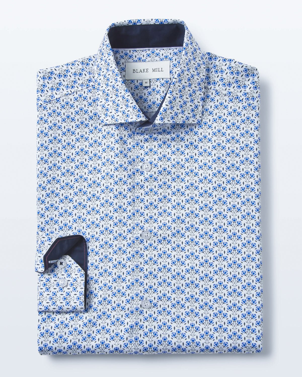 Blue Botanic Geo Shirt - Blake Mill