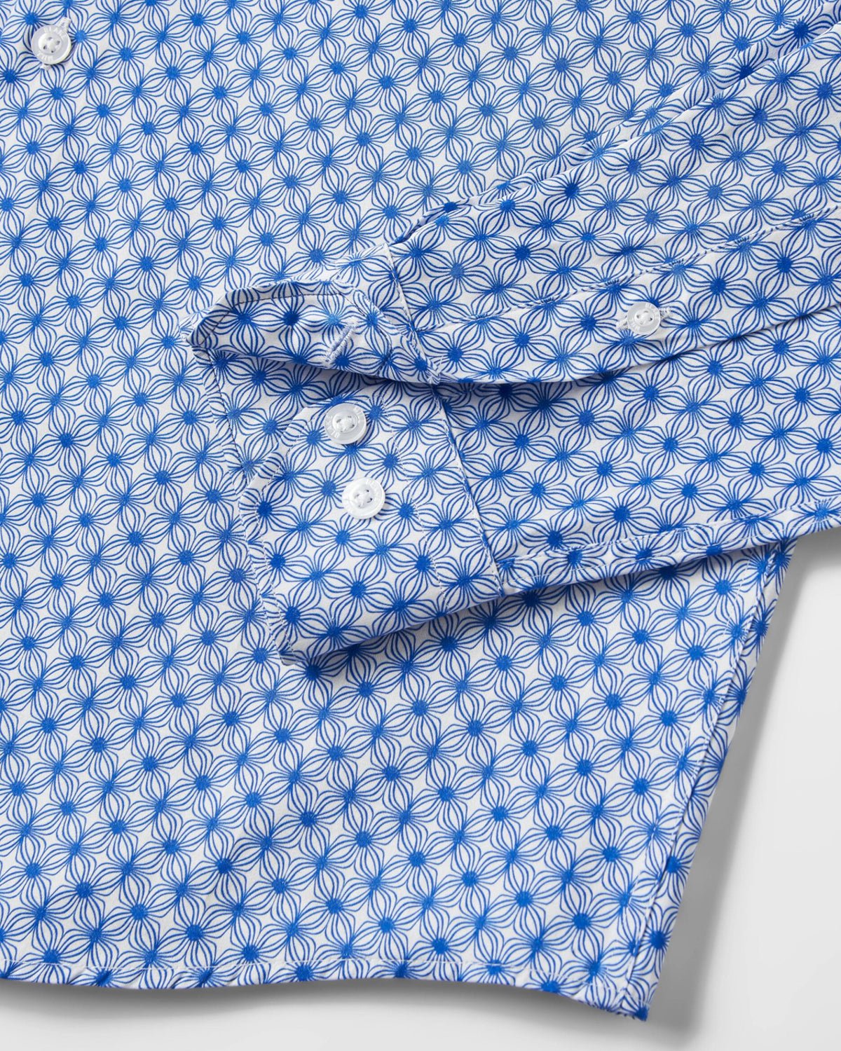 Blue Wavy Geo Shirt - Blake Mill