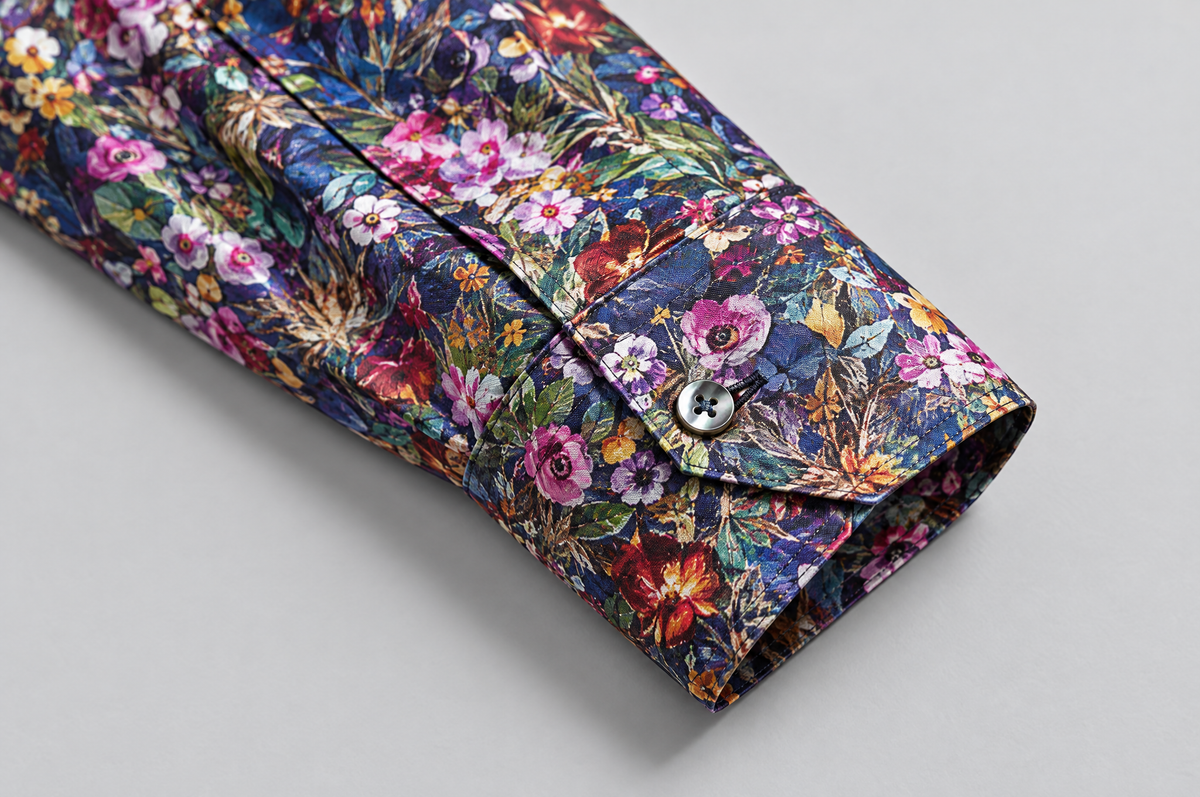 Botanical Gardens shirt cuff detail