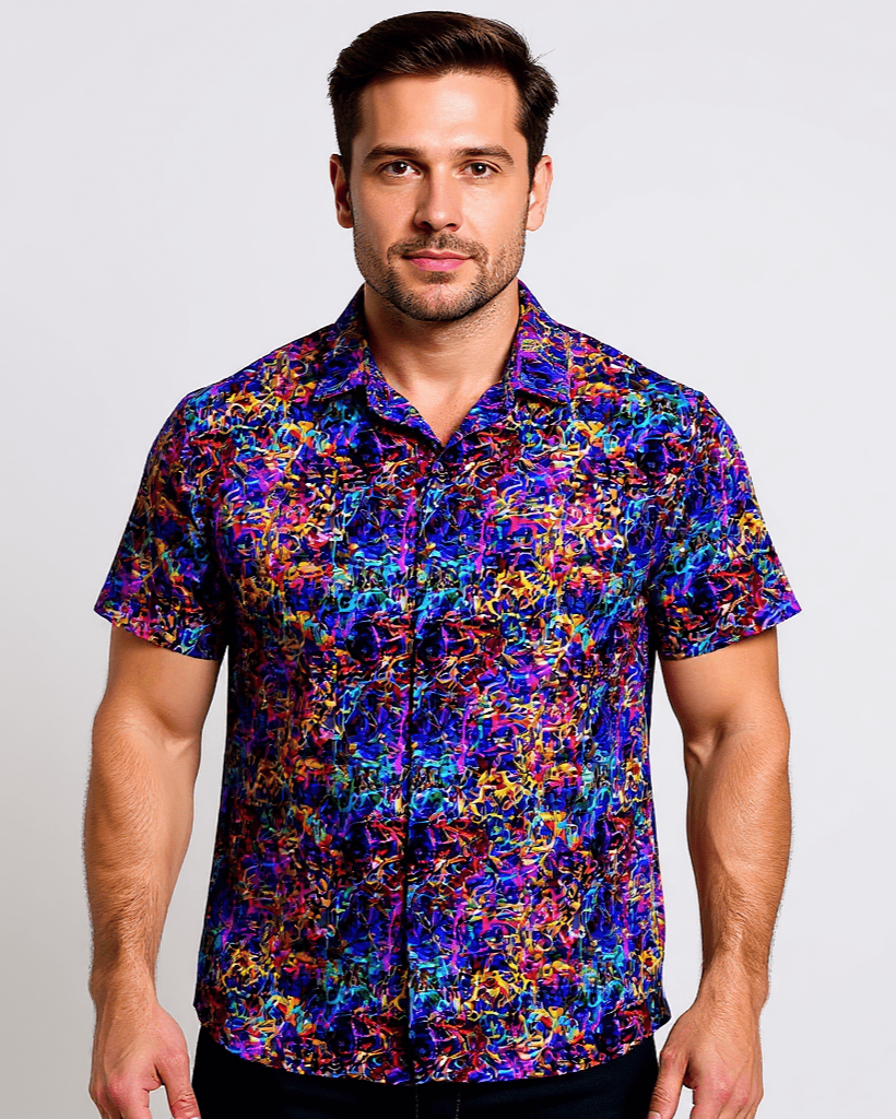 Brainstorm Open Collar Shirt - Blake Mill