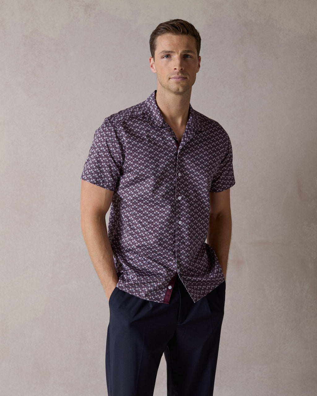Botanic Geo Open Collar Shirt