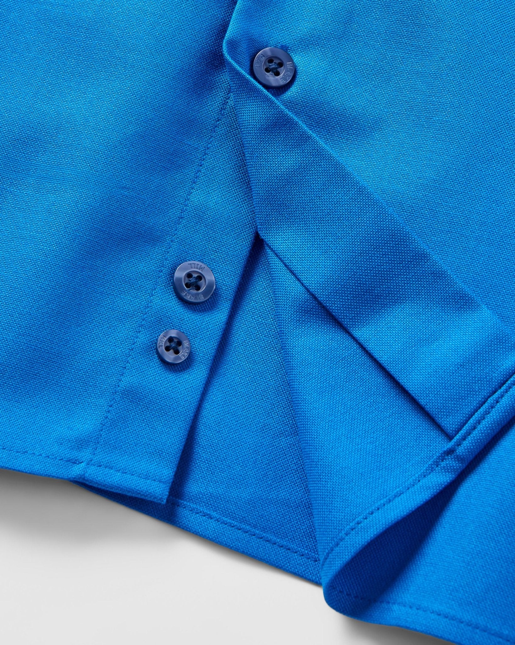 Cobalt Blue Oxford with Mind Maps Accents Button - Down Shirt - Blake Mill