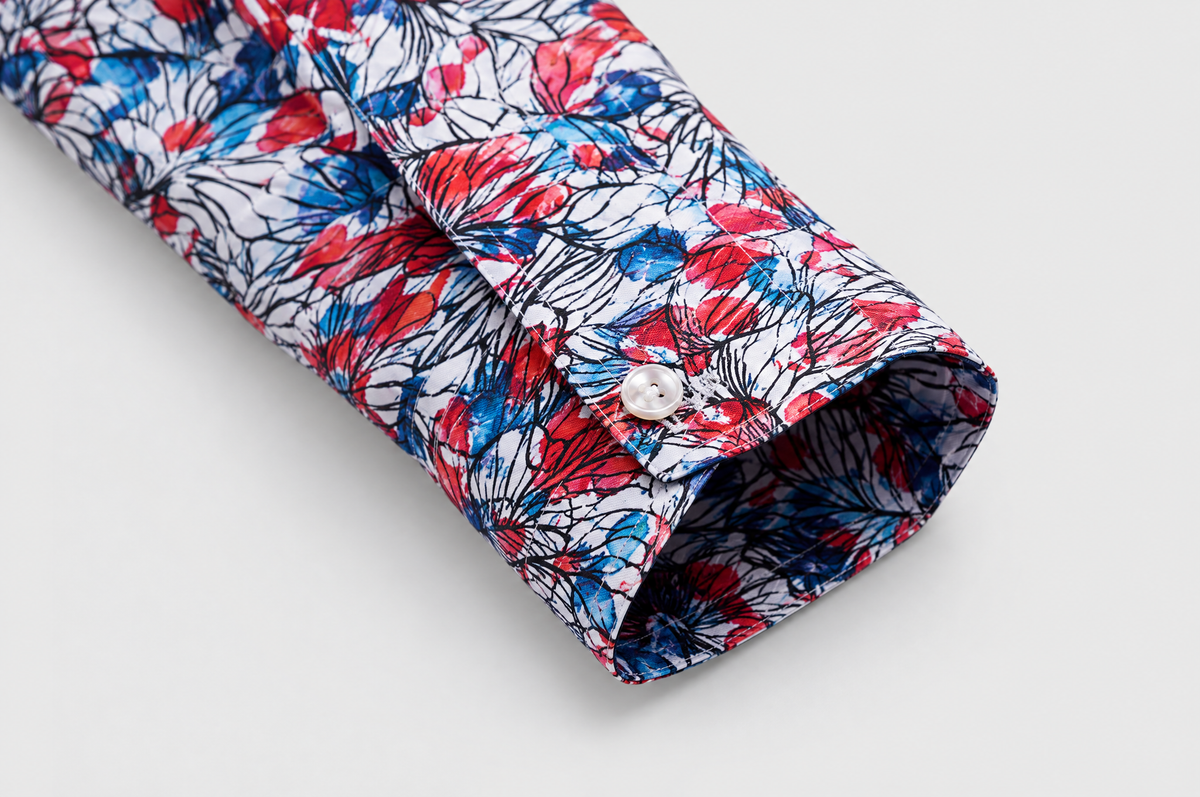Confluence Shirt mitred cuff detail