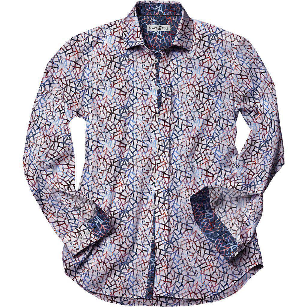 Cracked Paisley Light Shirt - Blake Mill