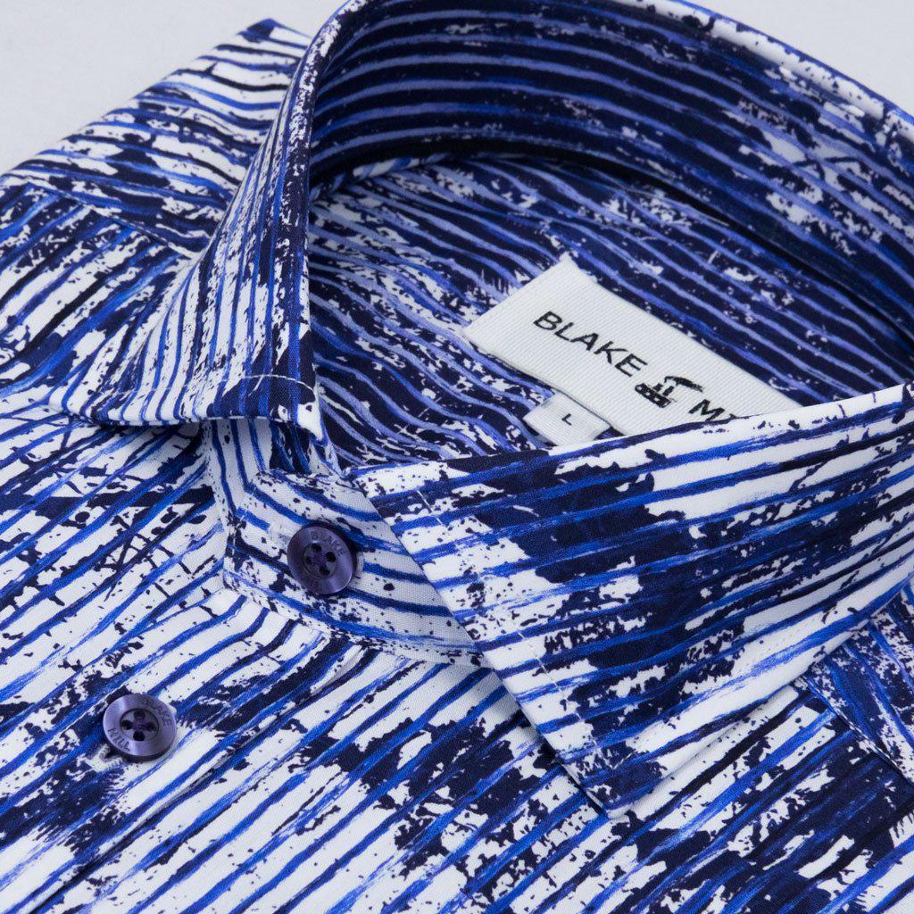 Damaged Stripe Light Shirt - Blake Mill