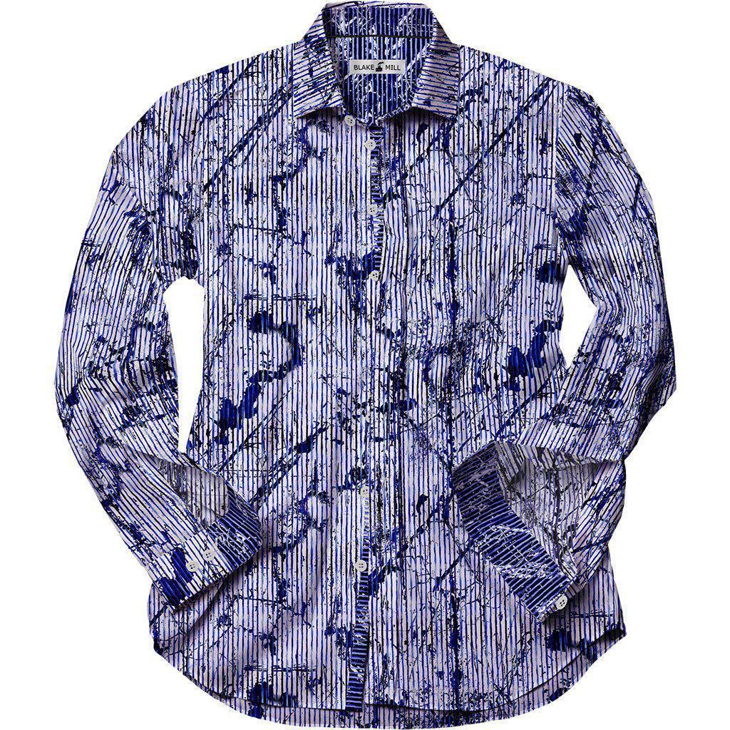 Damaged Stripe Light Shirt - Blake Mill