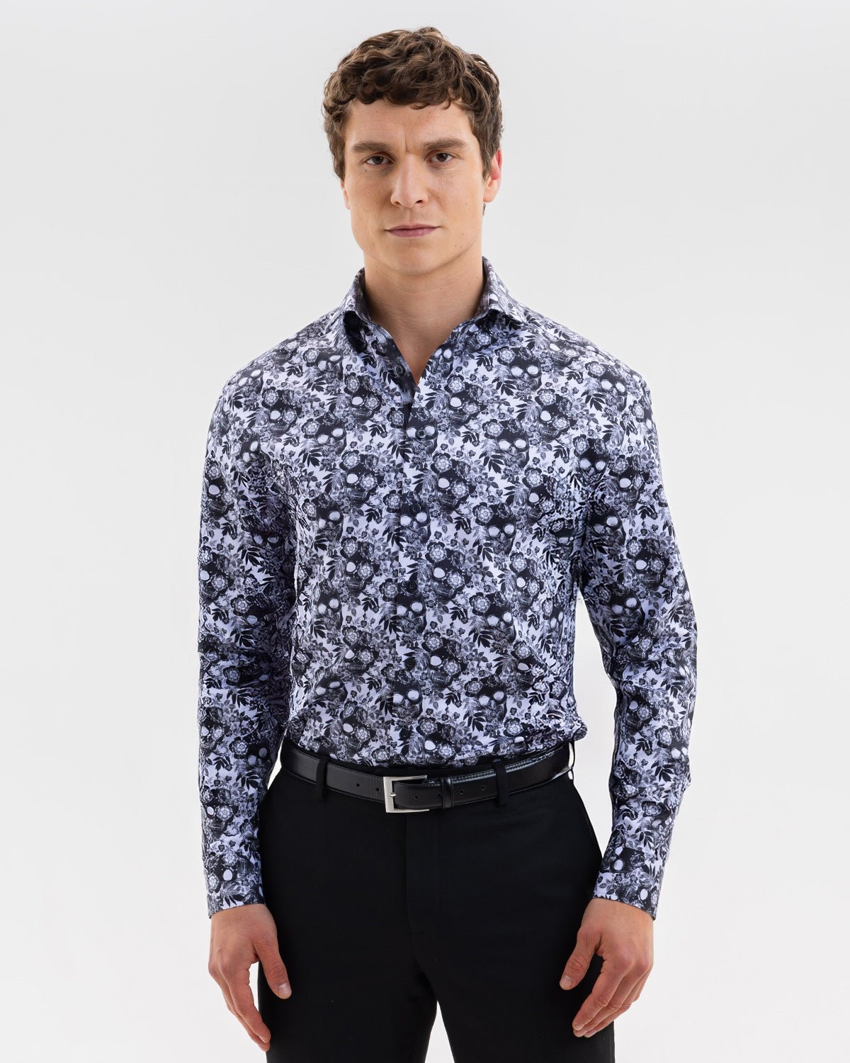 Dark Skulls 'n Roses Shirt - Blake Mill