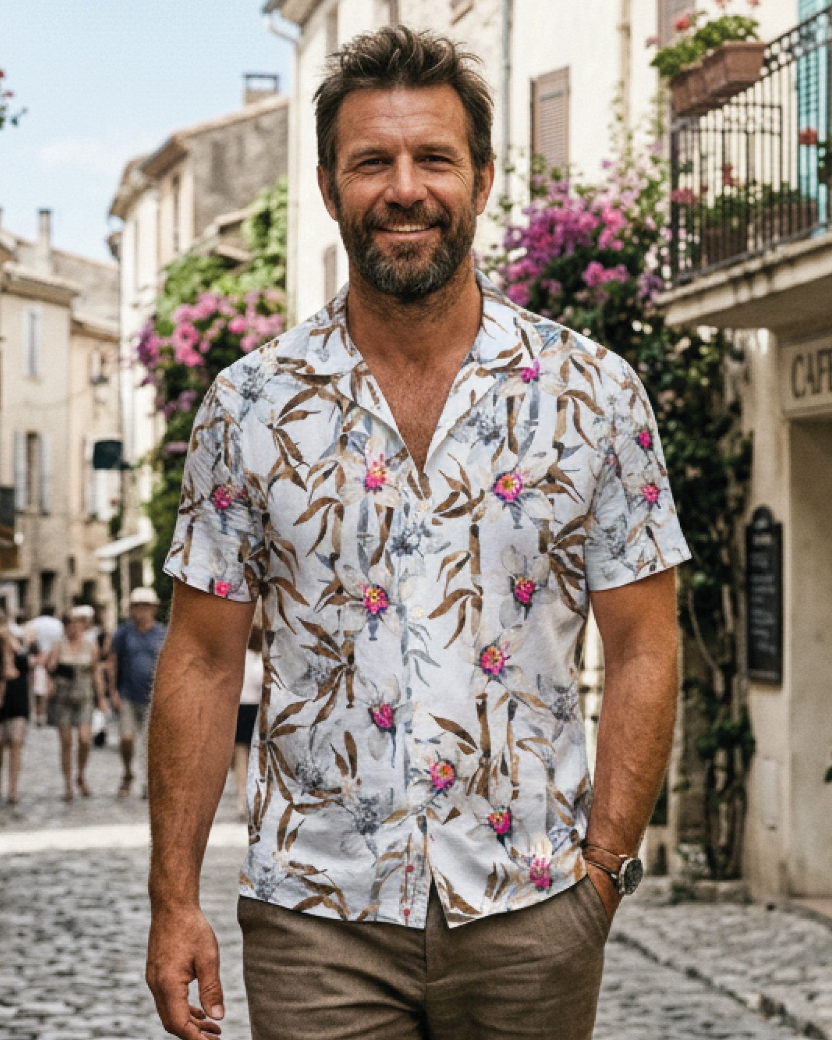 Edenic Bamboo Linen Short Sleeve Shirt - Blake Mill