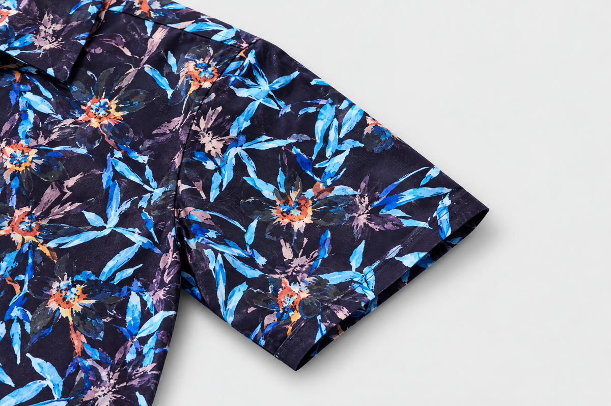 Electric Bamboo Short Sleeve Shirt sleeve detail