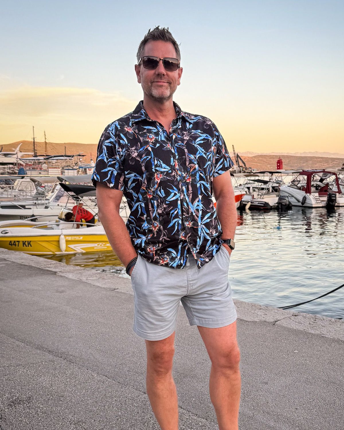 Electric Bamboo Short Sleeve Shirt - Blake Mill