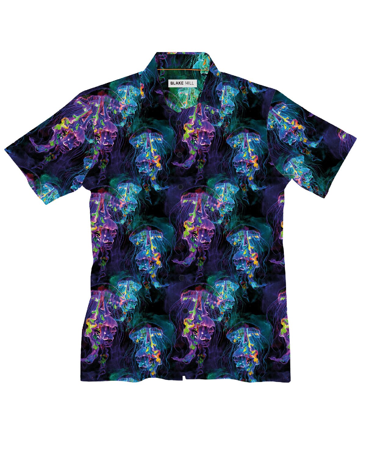 Electric Jellyfish Short Sleeve Shirt - Blake Mill