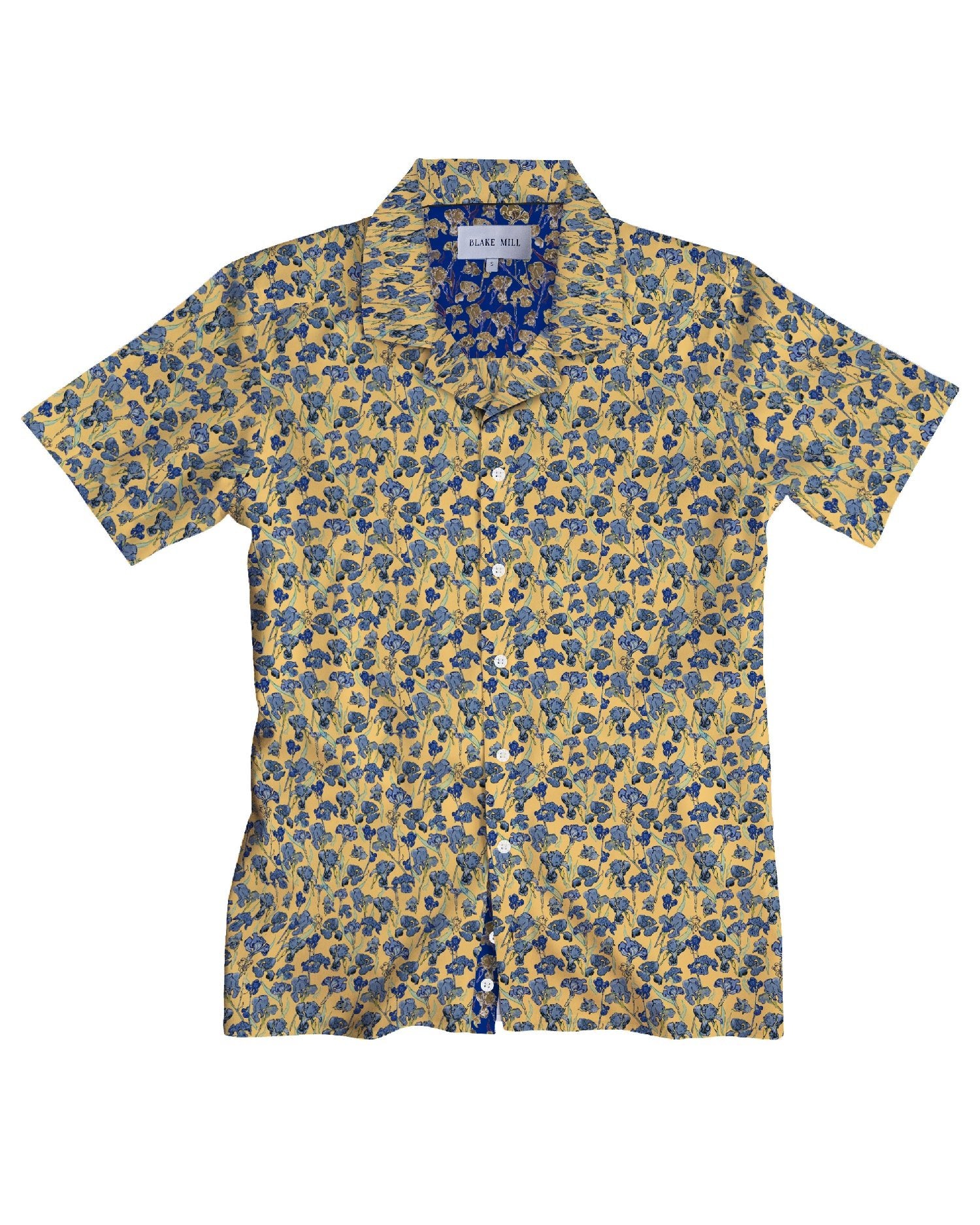 Electric Petals Open Collar Shirt - Blake Mill
