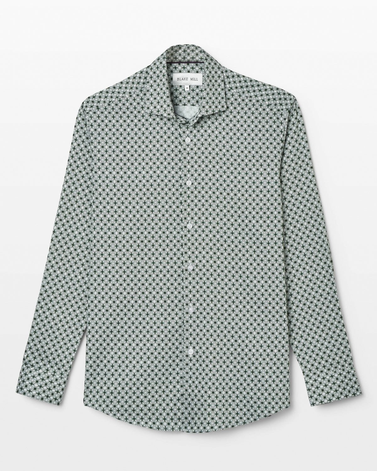 Emerald Wavy Geo Shirt - Blake Mill