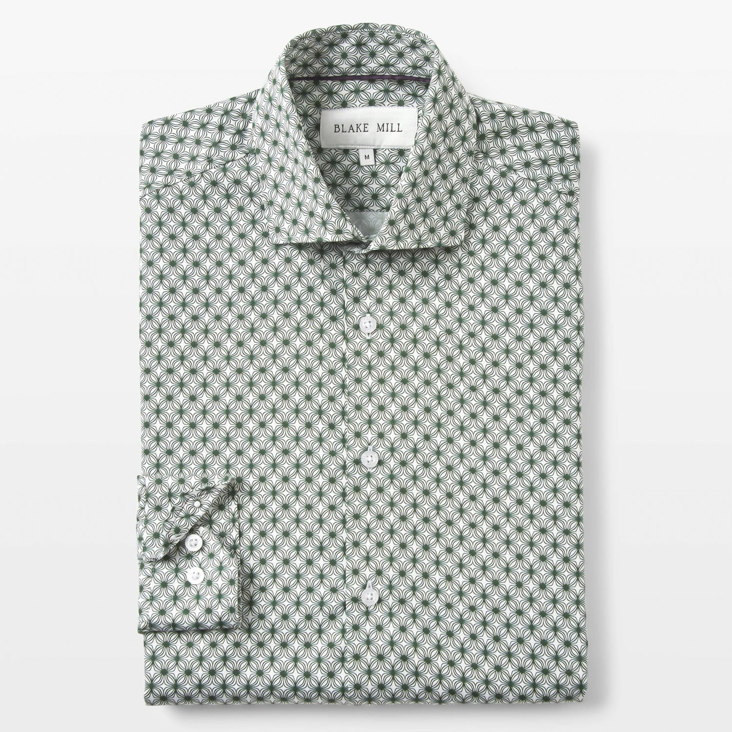 Emerald Wavy Geo Shirt