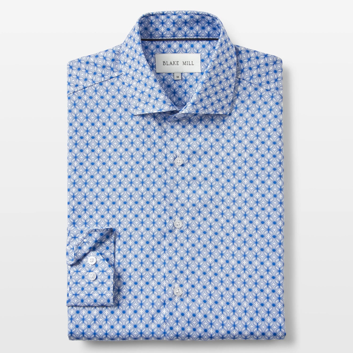 Blue Wavy Geo Shirt