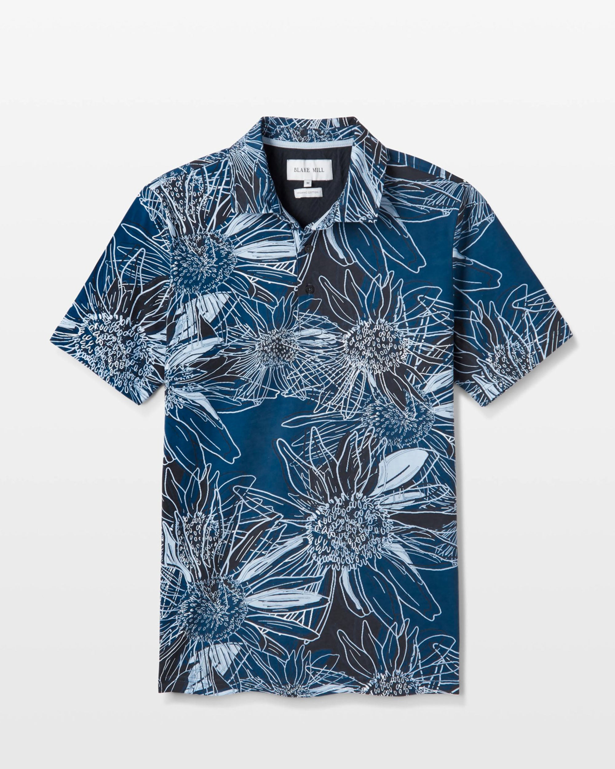 Tropical Flora Printed Polo