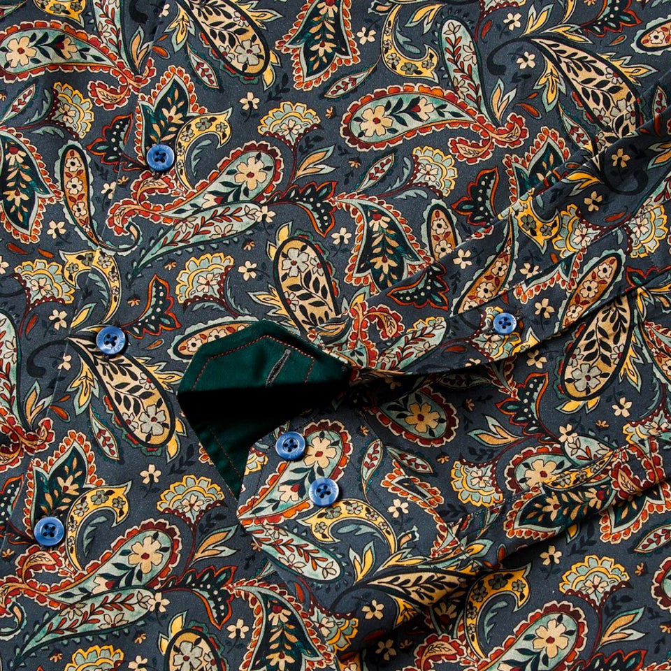 Flora Meets Paisley Shirt - Blake Mill