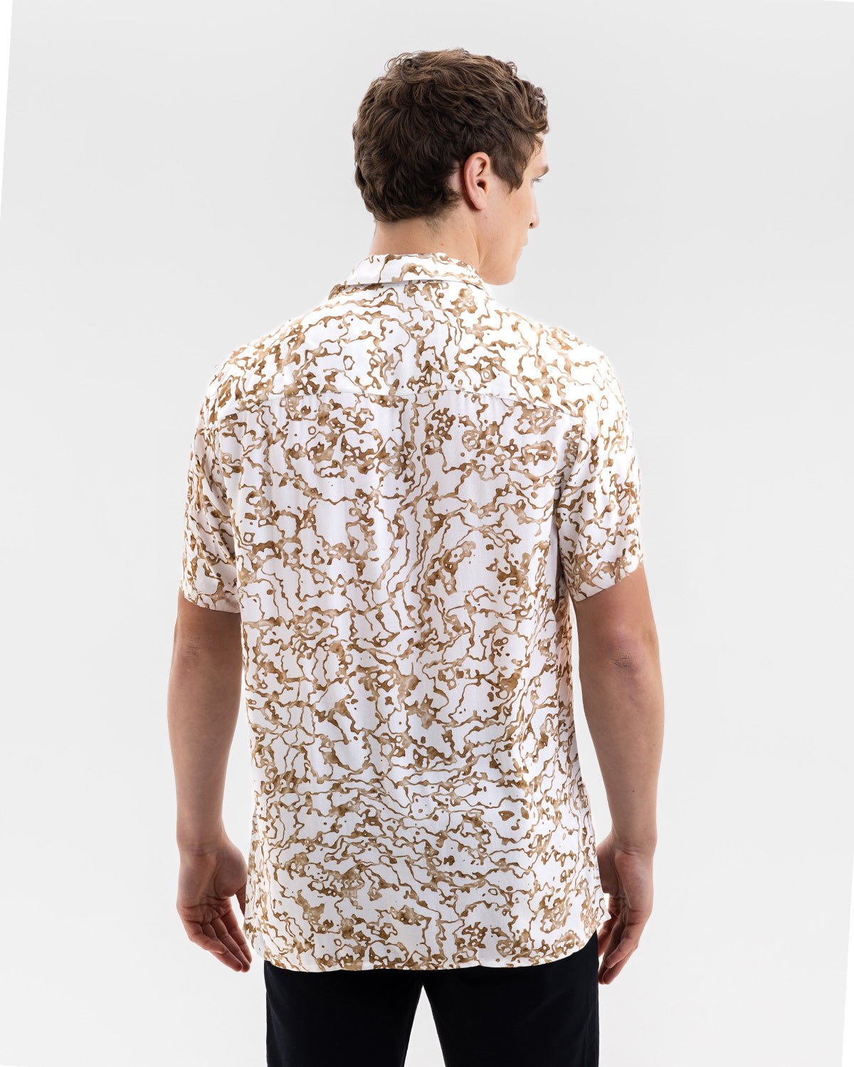 Gold Delta Open Collar Shirt - Blake Mill