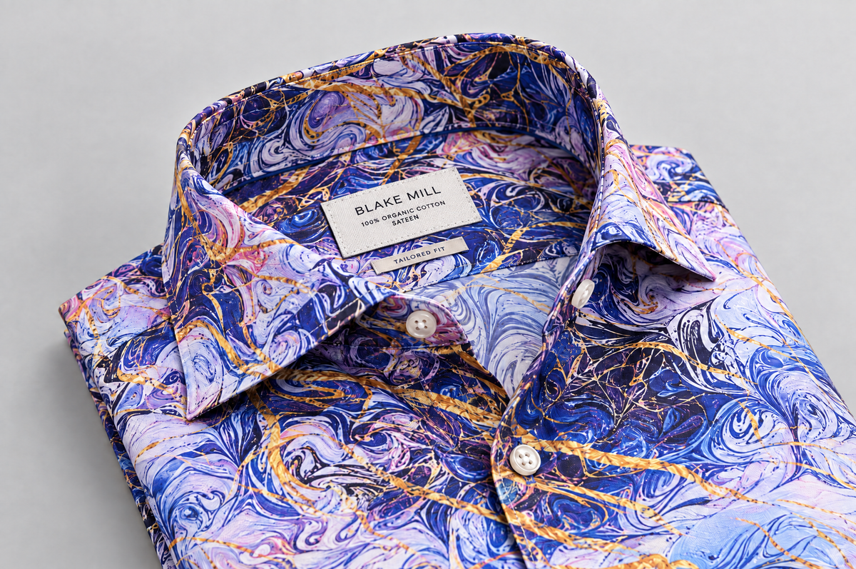 Goldenstone shirt collar detail