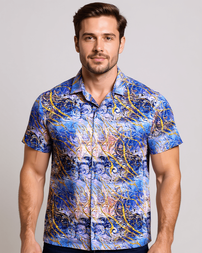 Goldenstone Open Collar Shirt - Blake Mill
