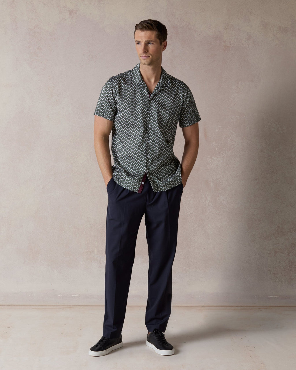Botanic Geo Open Collar Shirt